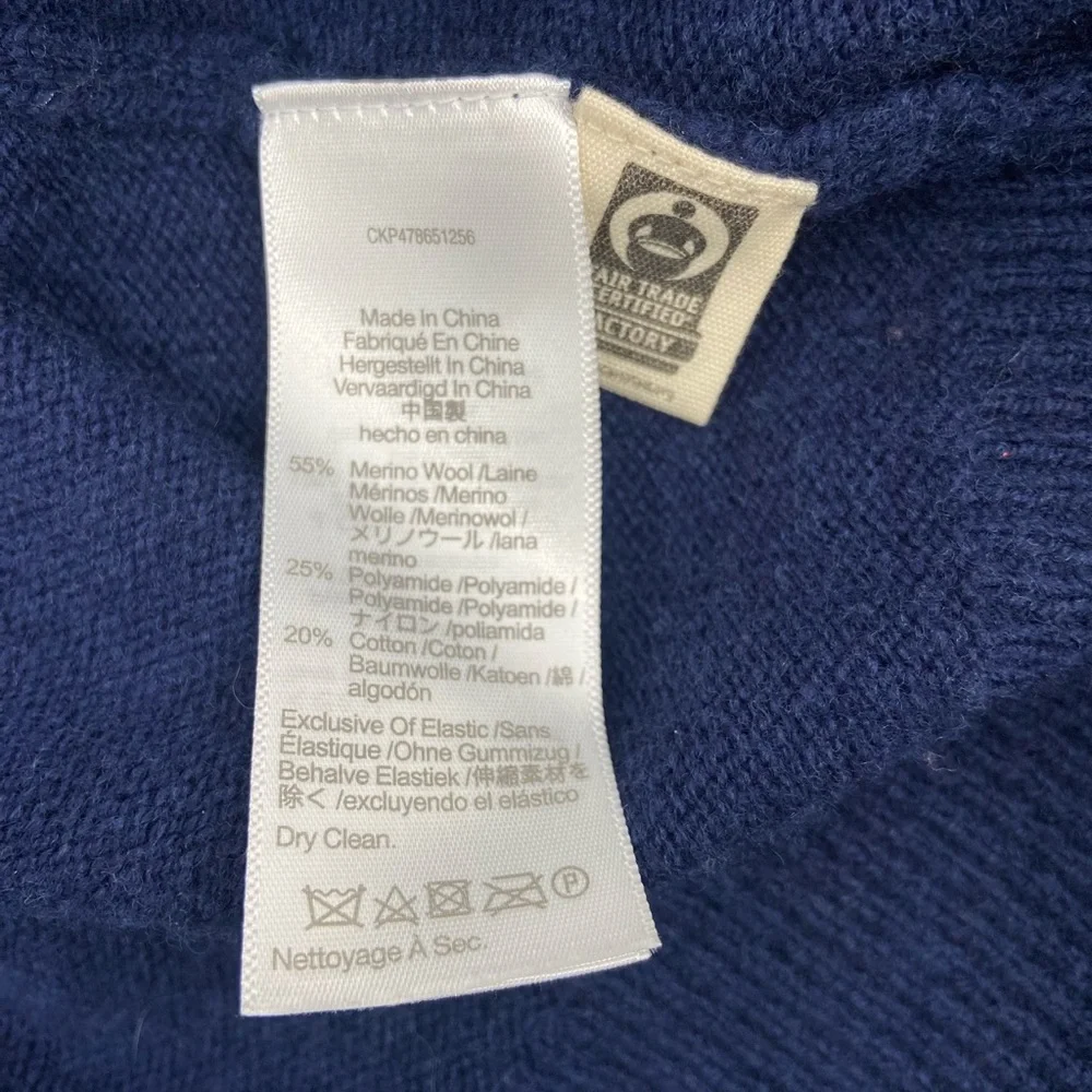 Madewell V-Neck‎ Relaxed Cardigan Indigo Small